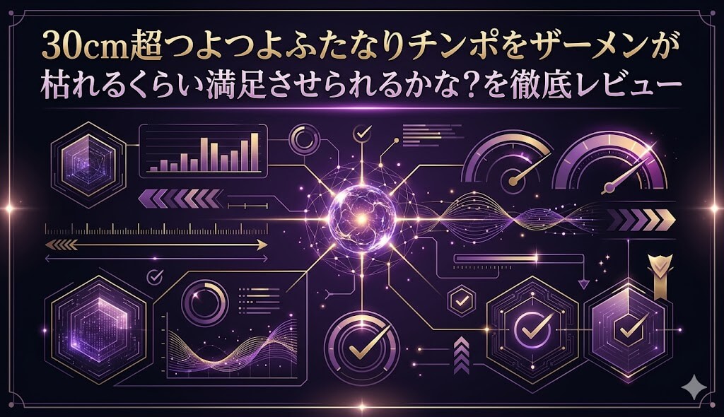 30cm超つよつよふたなりチンポをザーメンが枯れるくらい満足させられるかな？をレビューするアイキャッチ画像