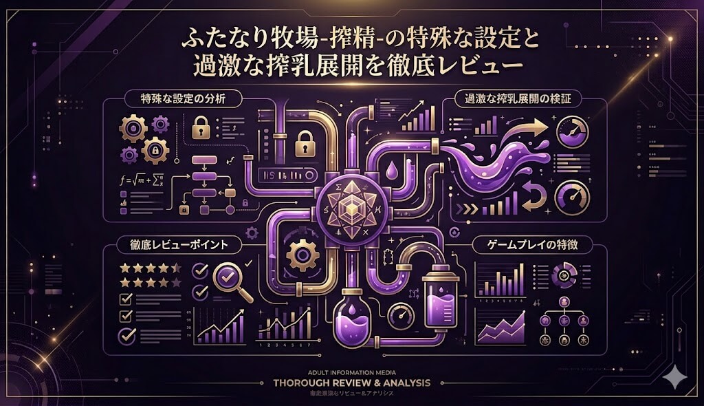 『ふたなり牧場-搾精-』のレビューと見どころを徹底解説するアイキャッチ画像