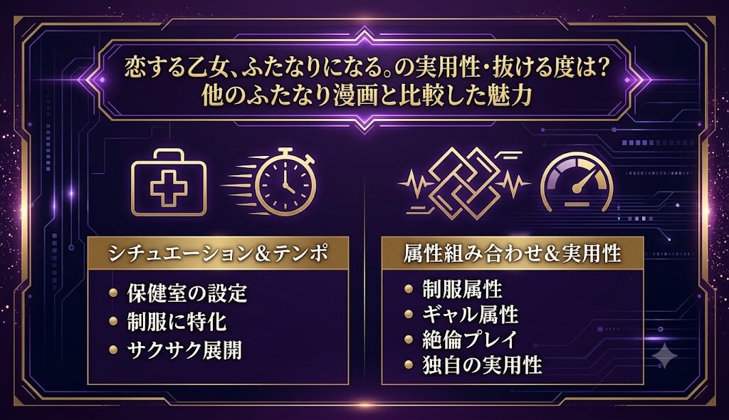 『恋する乙女、ふたなりになる。』の実用性と着衣プレイの解説