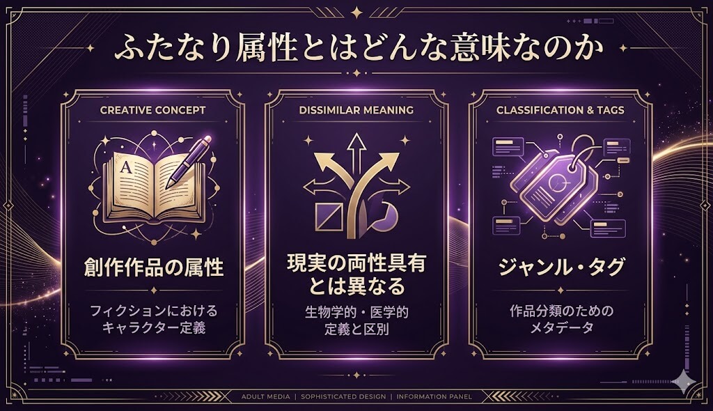 ふたなり属性とはどんな意味なのかを解説するイメージ画像